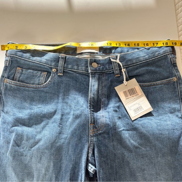 Everlane Selvedge Slim Fit Mens Jeans 33x32 Indigo Classic Straight Organic - Picture 9 of 11